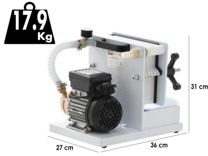 Grifo Hobby 6 - Filtro para vino de placas y cartones - Bomba enol&oacute;gica para filtrar vino
