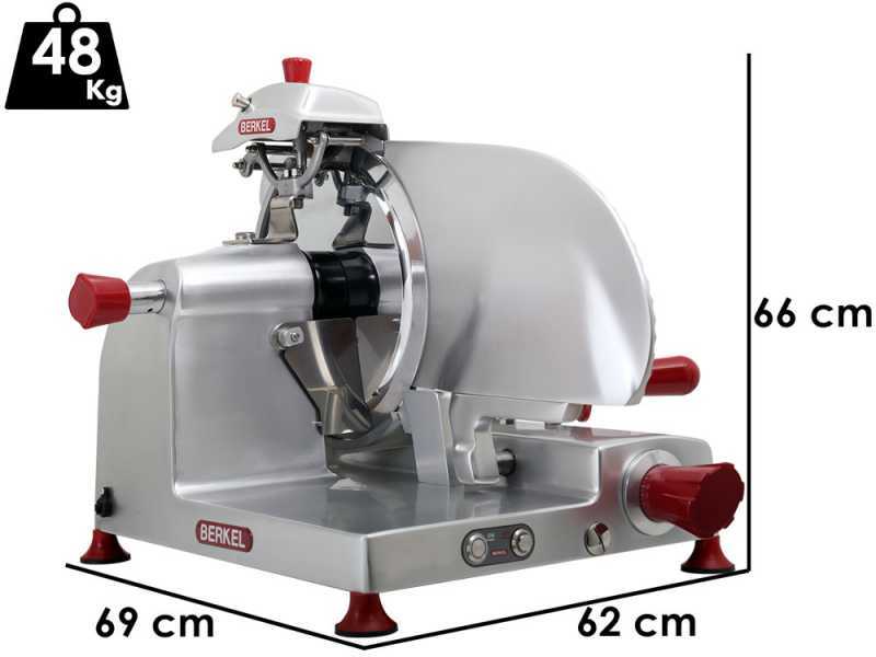 Berkel Essentia Salumeria BES370 - Cortadora de fiambre con cuchilla de acero cromado de 370 mm