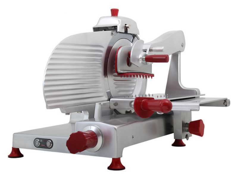 Berkel Essentia Salumeria BES370 - Cortadora de fiambre con cuchilla de acero cromado de 370 mm