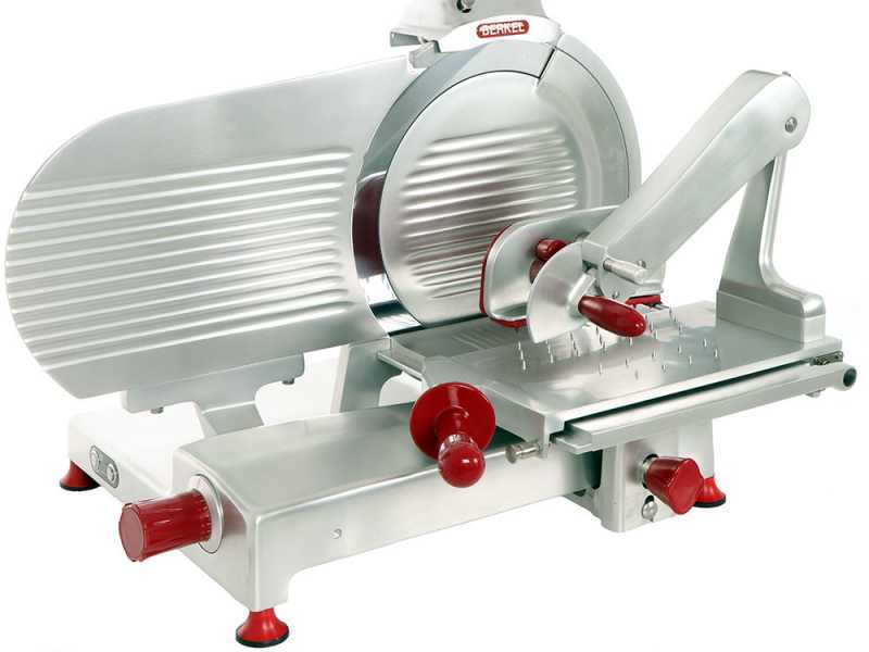 Berkel Essentia Salumeria BES370 - Cortadora de fiambre con cuchilla de acero cromado de 370 mm