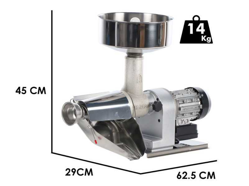 Tre Spade BIG-2P - Trituradora de tomate el&eacute;ctrica - 480W