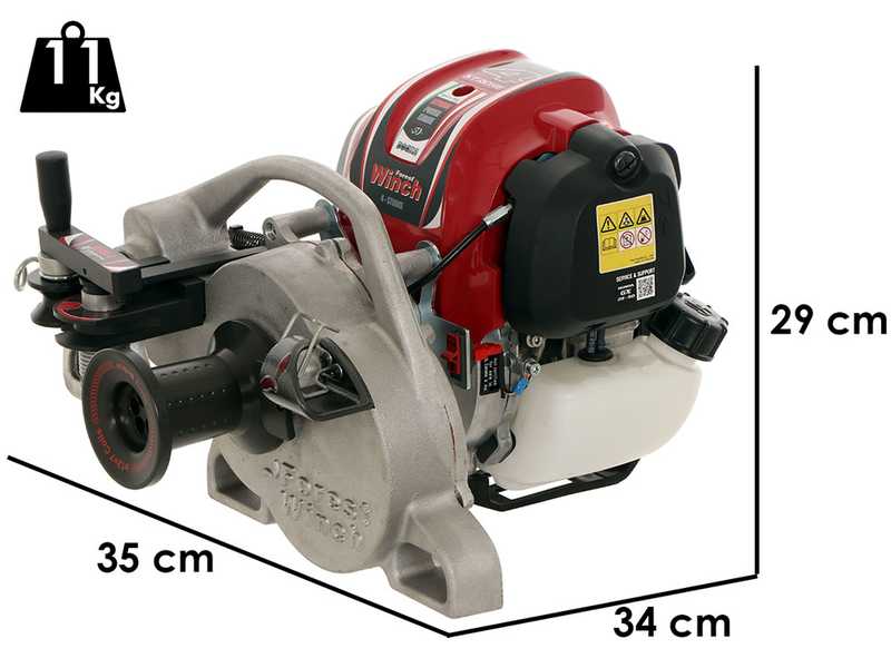 Docma VF900-4 Nippon - Cabrestante forestal motor Honda GX50 - Kit completo