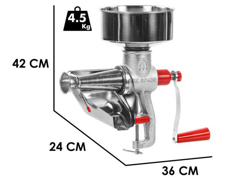 Tre Spade I/I - Trituradora de tomate manual - N.3