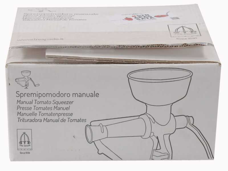 Tre Spade BT - Trituradora de tomate manual - N.2