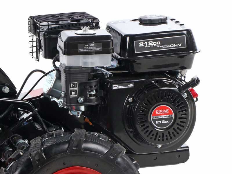 Geotech MCT 550 - Motocultor de gasolina - Ducar DH212 - Fresa reversible - 7HP
