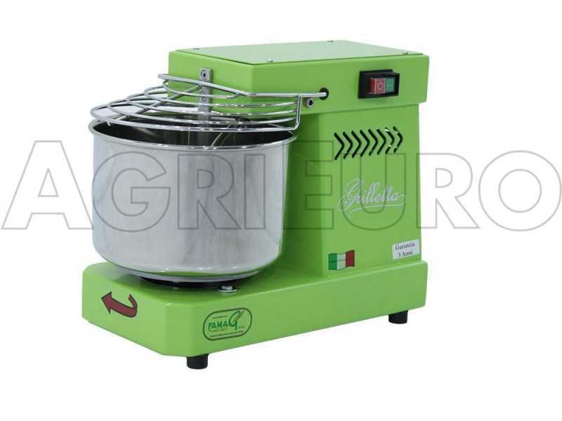 Famag Grilletta IM 5/230 1 Velocidad Verde - Amasadora de espiral 5 kg 