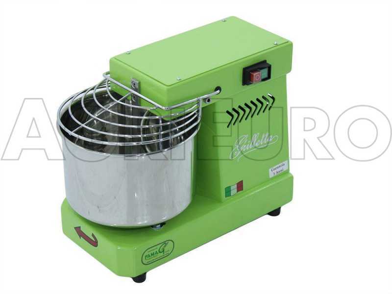 Famag Grilletta IM 5/230 1 Velocidad Verde - Amasadora de espiral 5 kg 