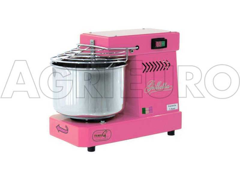 Famag Grilletta IM 5/230 1 Velocidad Rosa - Amasadora de espiral 5 kg 