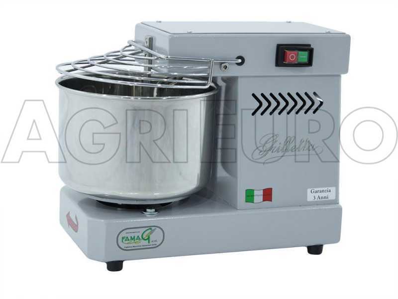 Famag Grilletta IM 5/230 1 Velocidad Silver - Amasadora de espiral 5 kg 