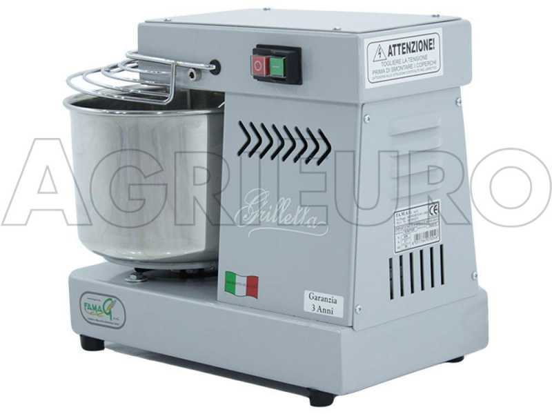 Famag Grilletta IM 5/230 1 Velocidad Silver - Amasadora de espiral 5 kg 