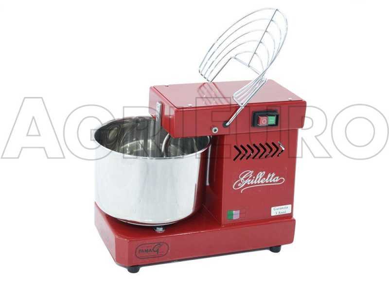 Famag Grilletta IM 5/230 1 Velocidad roja - Amasadora de espiral 5 kg 