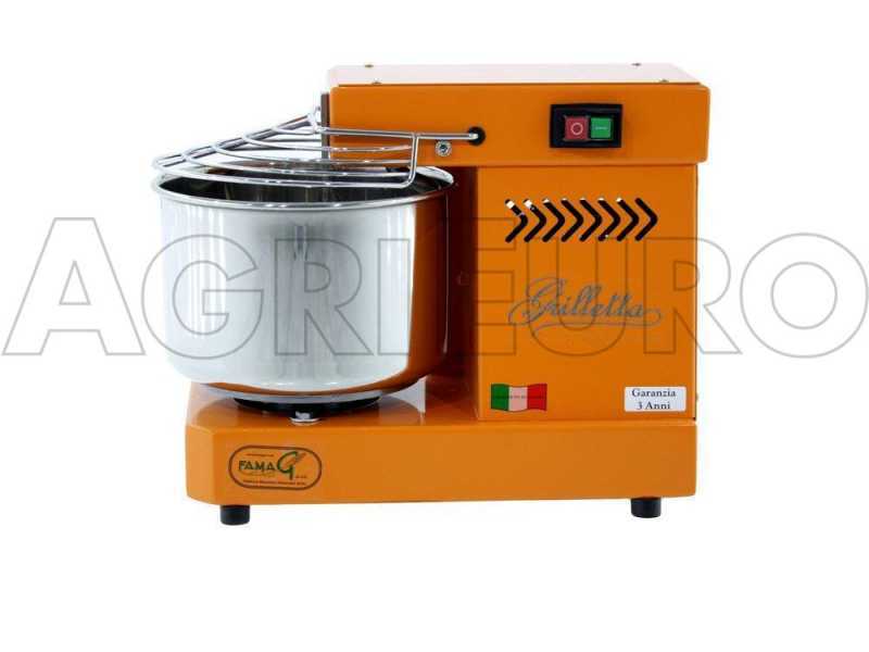 Famag Grilletta IM 5/230 1 Velocidad naranja- Amasadora de espiral 5 kg