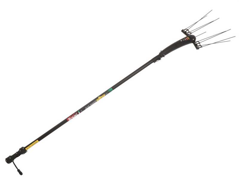 Brumi Etna 12V - Vareador de aceitunas el&eacute;ctrico de bater&iacute;a - P&eacute;rtiga de aluminio 235/320 cm