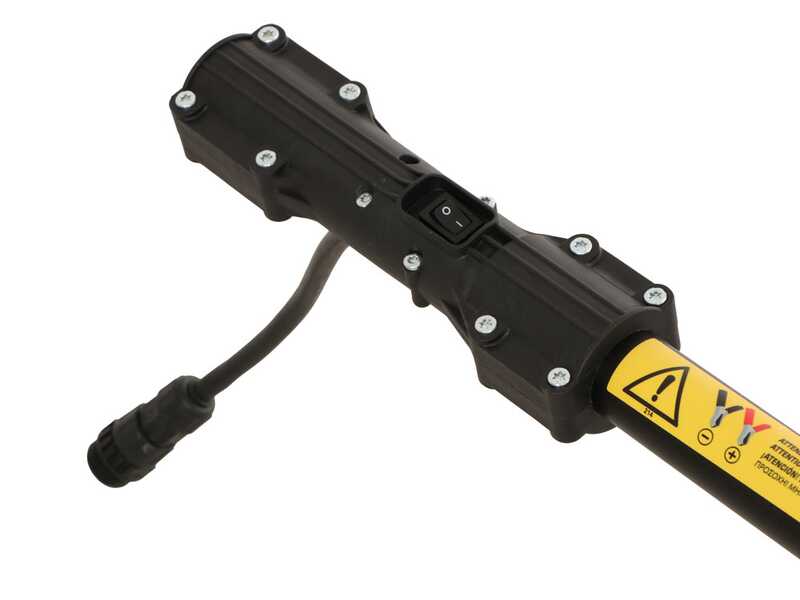 Brumi Etna 12V - Vareador de aceitunas el&eacute;ctrico de bater&iacute;a - P&eacute;rtiga de aluminio 235/320 cm