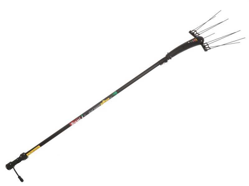 Brumi Etna 12V - Vareador de aceitunas el&eacute;ctrico de bater&iacute;a - P&eacute;rtiga de Aluminio 235/320 cm