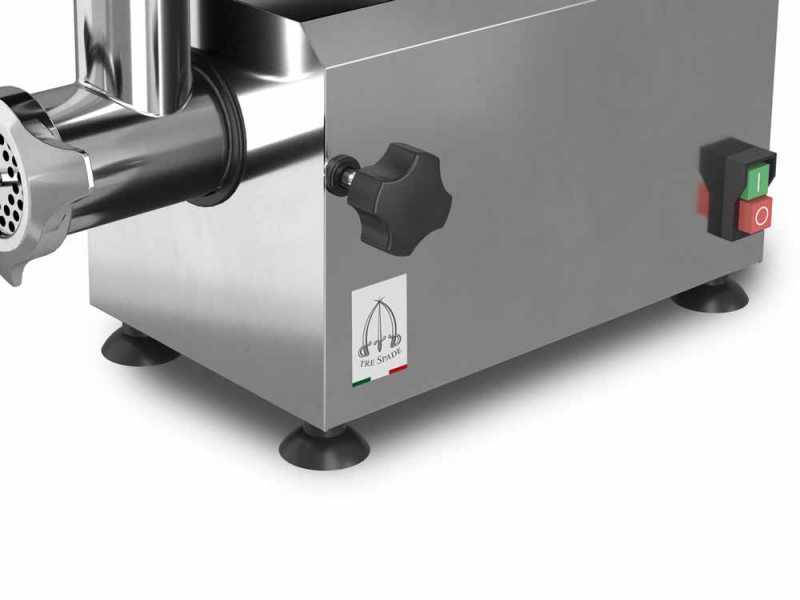 Tre Spade TC-32 PRO INOX DELUXE - Picadora de carne el&eacute;ctrica - 1100W - N.32