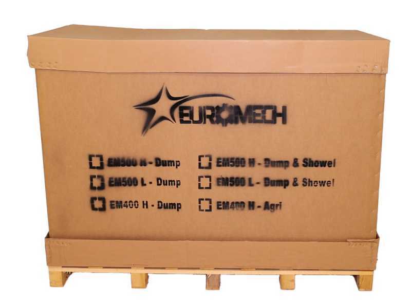 EuroMech EM500H-Dumper - Carretilla de orugas con motor - Caj&oacute;n Dumper - Capacidad 500 kg