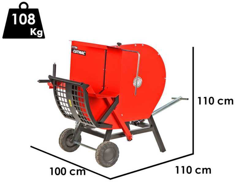 Docma Cutmac TT600 - Sierra circular el&eacute;ctrica - Profesional con ruedas - trif&aacute;sica 96
