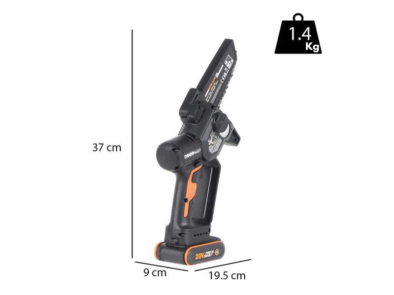 Podadora manual de bater&iacute;a Worx Nitro WG325E - 20V/2Ah