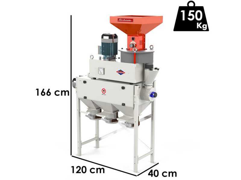Partisani Combi Junior - Molino el&eacute;ctrico con piedra - Monof&aacute;sico 1800W
