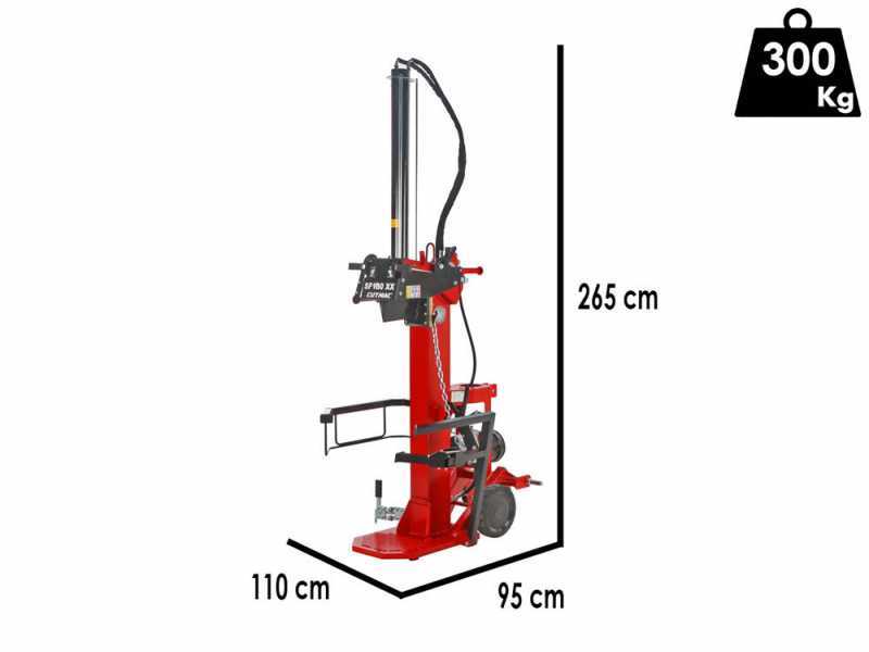 Docma SF180 PTO XX - Rajadora de le&ntilde;a para tractor - Vertical