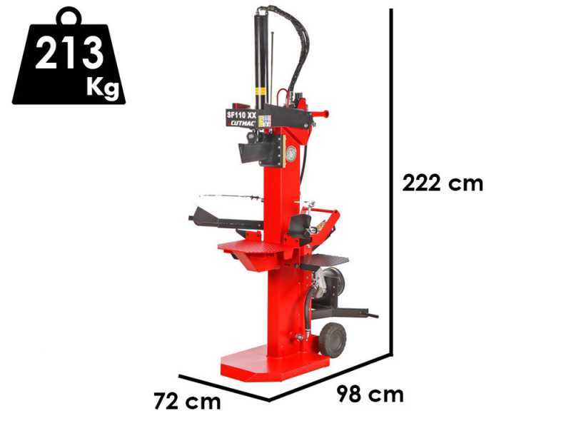 Docma SF110 PTO XX - Rajadora de le&ntilde;a para tractor - Vertical