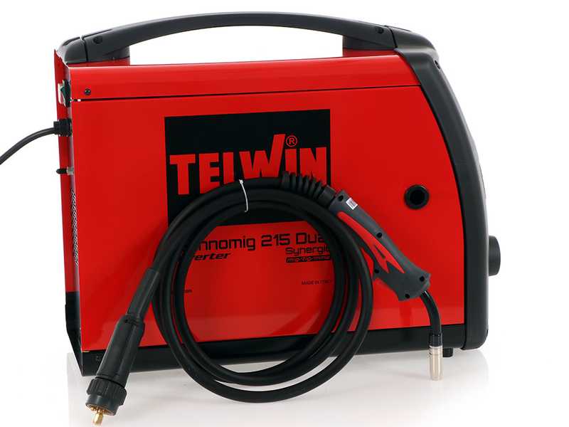 Telwin Technomig 215 Dual Synergic - Soldadora inverter multiproceso - GAS/NO GAS-MIG-MAG, MMA y TIG -