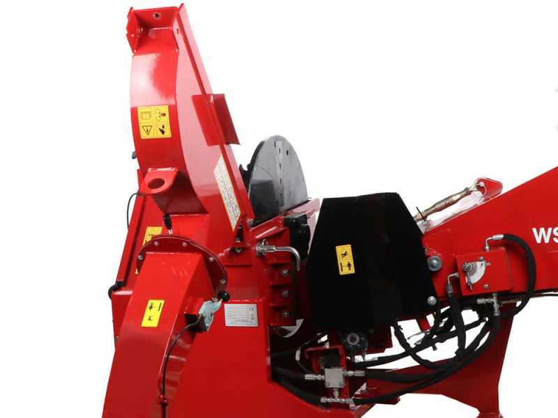 GeoTech-Pro WS72RS - Biotrituradora para tractor - con rodillos de arrastre con control hidr&aacute;ulico