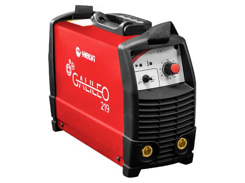 Helvi Galileo 219 - Soldadora inverter MMA y TIG - 200A - M&Aacute;QUINA SOLA