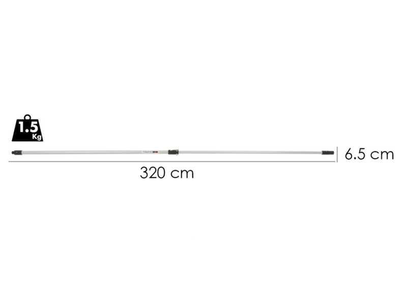 TECNOVIR - P&eacute;rtiga telesc&oacute;pica neum&aacute;tica 170-320 cm