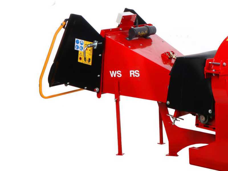 GeoTech-Pro WS52R - Biotrituradora para tractor - Con rodillos de arrastre con control hidr&aacute;ulico