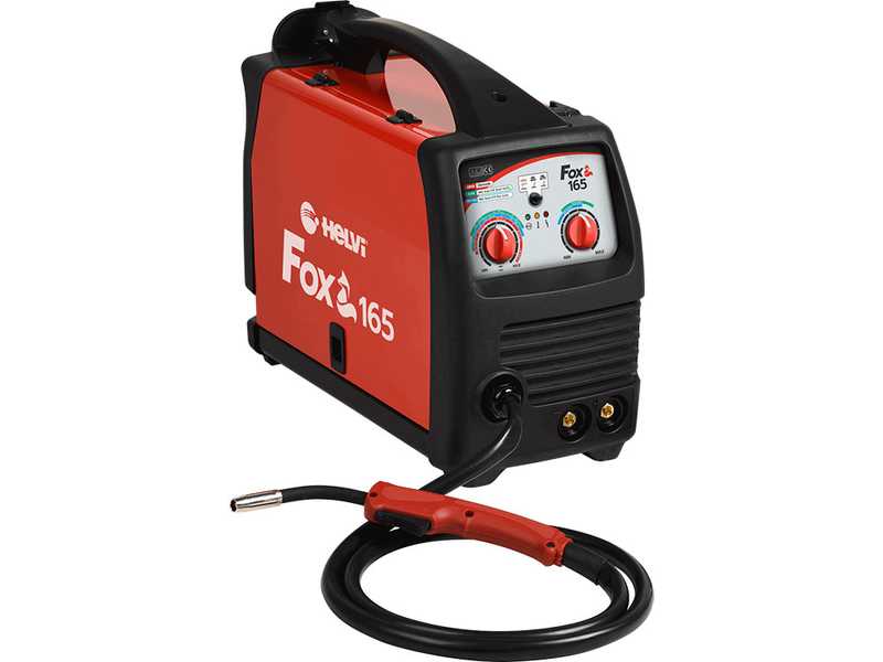 Helvi Fox 165 - Soldadora inverter de hilo MIG/MAG/MOG/BRAZING/MMA - GAS/NO GAS