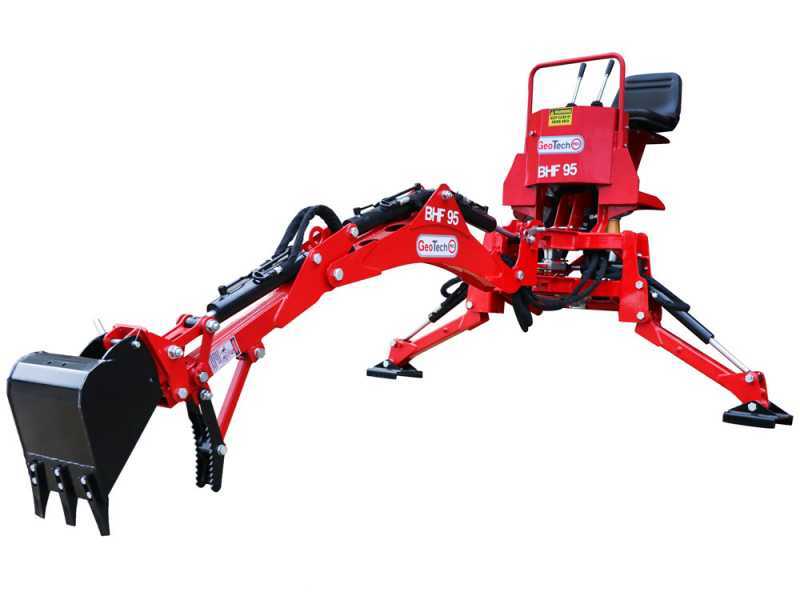GeoTech Pro BHF 95 - Retroexcavadora fija para tractor