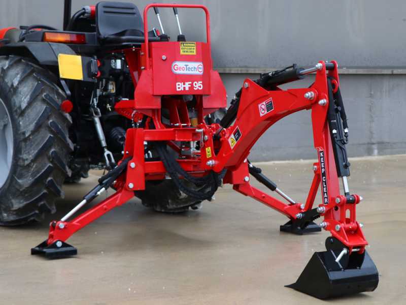 GeoTech Pro BHF 95 - Retroexcavadora fija para tractor