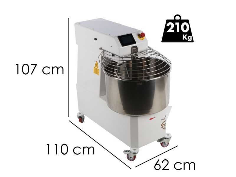 SPIRALMAC SV60 2 Vel Touch - Amasadora de espiral trif&aacute;sica  - 60 Kg