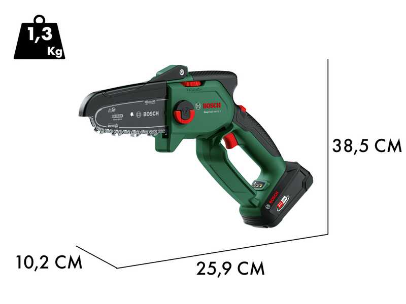 Bosch EasyChain 18V-15-7 - Podadora manual de bater&iacute;a - 18V - 2,5Ah