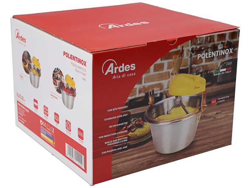 Ardes AR2481 POLENTINOX - Caldero el&eacute;ctrico acero inoxidable - 3,5L - 15W