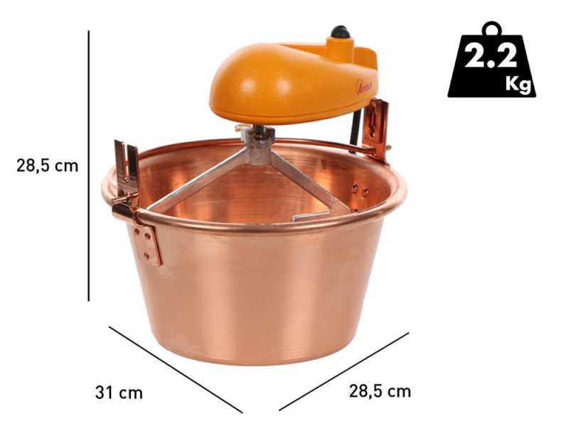 Ardes AR2480 - Caldero el&eacute;ctrico de cobre - 3,5L - 15W