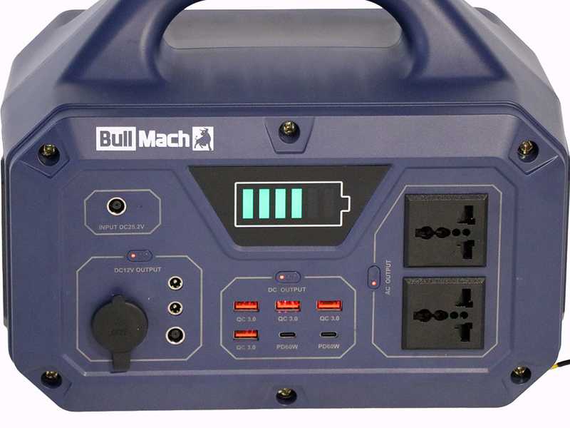 BullMach Elektron 500 - Acumulador de energ&iacute;a port&aacute;til - 500W/499.5Wh 3.7V