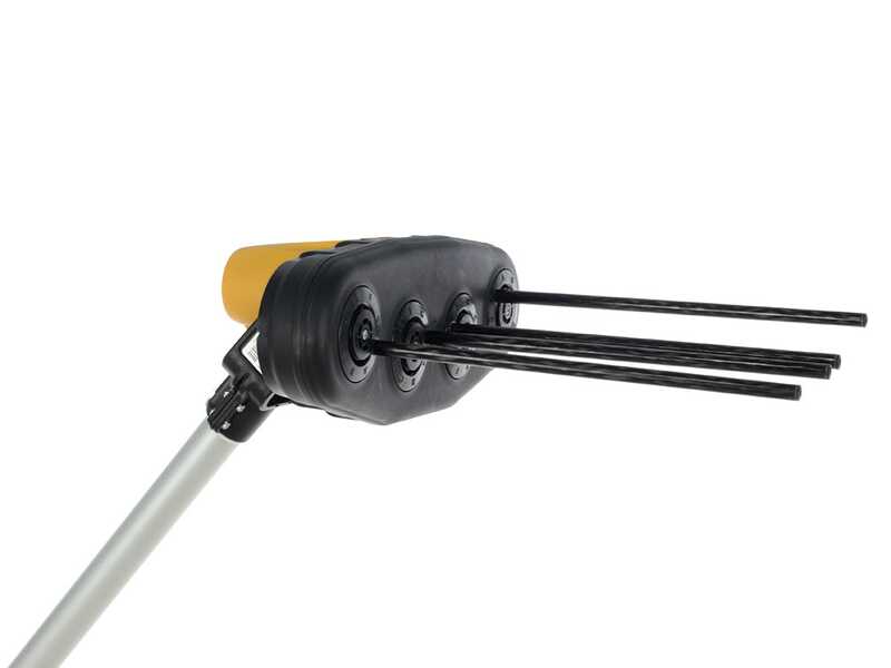 Volpi Giulivo 4YOU 706 - Vareador de aceitunas el&eacute;ctrico de bater&iacute;a - 240cm - vibrador con p&eacute;rtiga fija