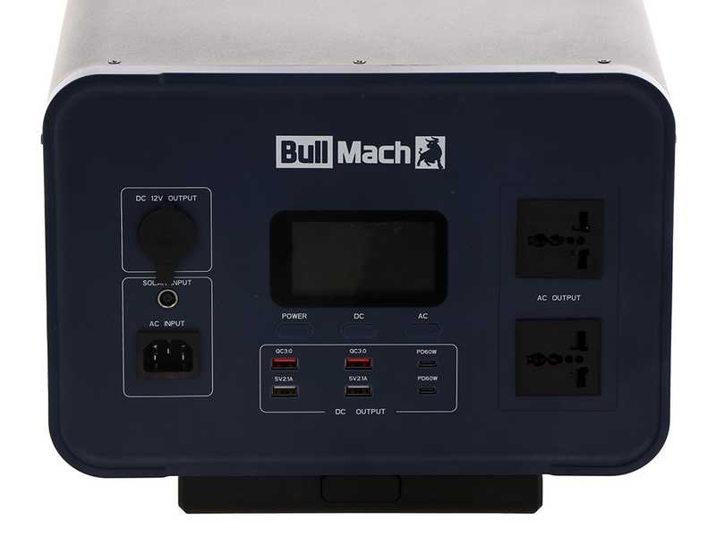 BullMach Elektron 3000 - Estaci&oacute;n de energ&iacute;a port&aacute;til - Con ruedas - 3000W/2304Wh 3.2V