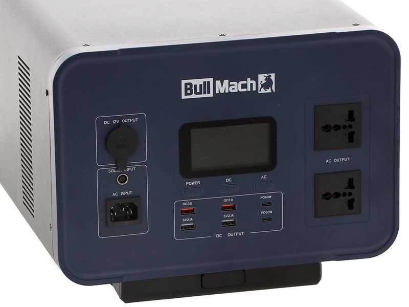 BullMach Elektron 3000 - Estaci&oacute;n de energ&iacute;a port&aacute;til - Con ruedas - 3000W/2304Wh 3.2V