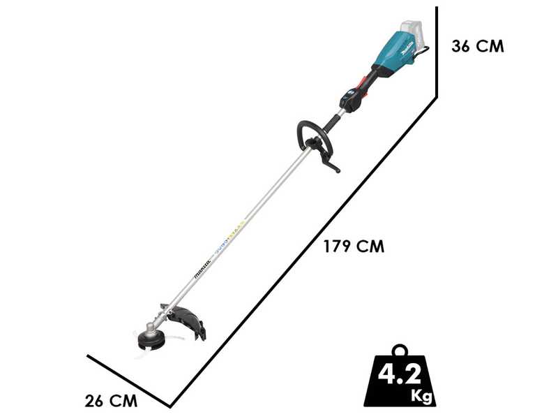 Makita UR017GZ - Desbrozadora de bater&iacute;a - 40V - BATER&Iacute;A Y CARGADOR NO EST&Aacute;N INCLUIDOS