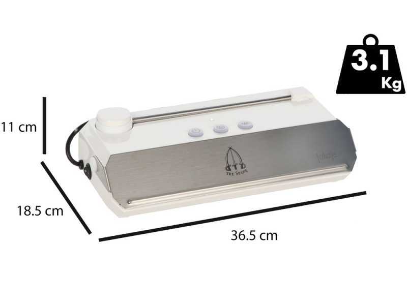 Tre Spade Takaje VacuumMachine Blanca - Envasadora al vac&iacute;o - Barra de soldadura de 33 cm