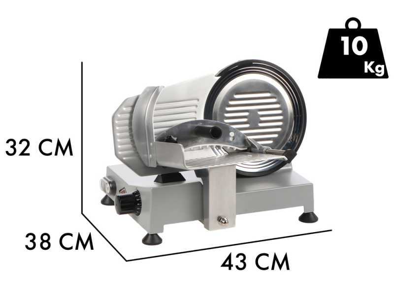 Celme ALFA 220 - Cortadora de fiambre con cuchilla de acero 220 mm