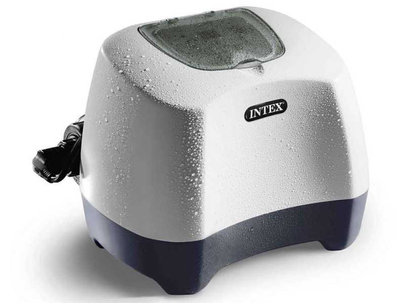 Clorador salino Krystal Clear Intex - Caudal m&iacute;n. 6.056 L/h - Capacidad m&aacute;x. 56.800 L