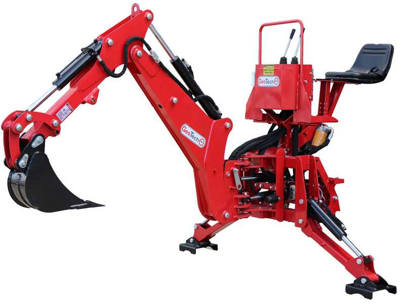 GeoTech Pro BHF 225 - Retroexcavadora fija para tractor
