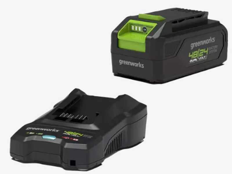 Greenworks GD48TCS - Electrosierra de bater&iacute;a 48V 2Ah - Espada de 30cm