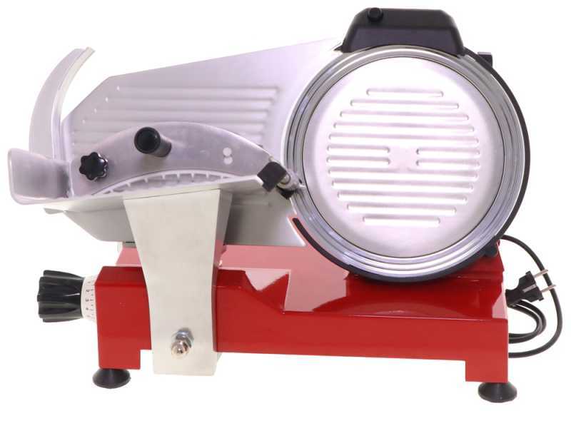 Celme BETA 250 Roja - Cortadora de fiambre con cuchilla de acero 250 mm