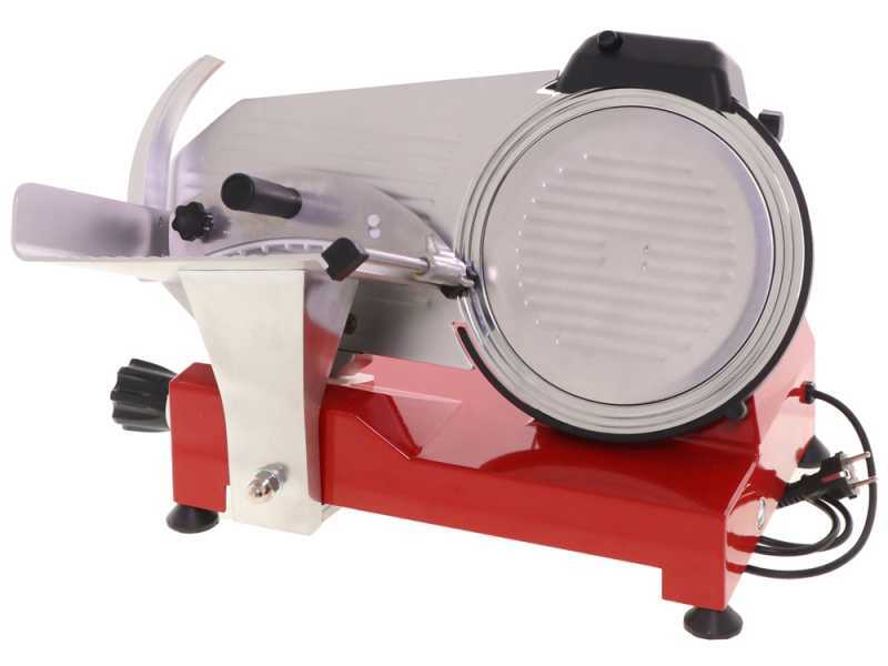 Celme BETA 250 Roja - Cortadora de fiambre con cuchilla de acero 250 mm